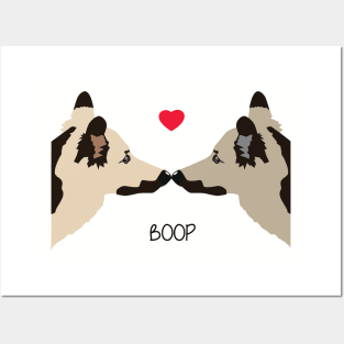 German Shepherd Dogs Boop I Love You Posters and Art